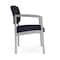 Lesro Lenox Steel Guest Chair, Navy/Midnight Seat, Navy/Midnight Back, 22.5 W 24.5 L 32 H, Fabric Seat LS1101 - alternate 2
